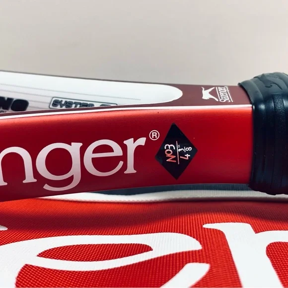 Pristine SLAZENGER TYPE TWO NK Tennis Racket w/ Racquet Cover + NEW Comfort Grip - Picture 7 of 13